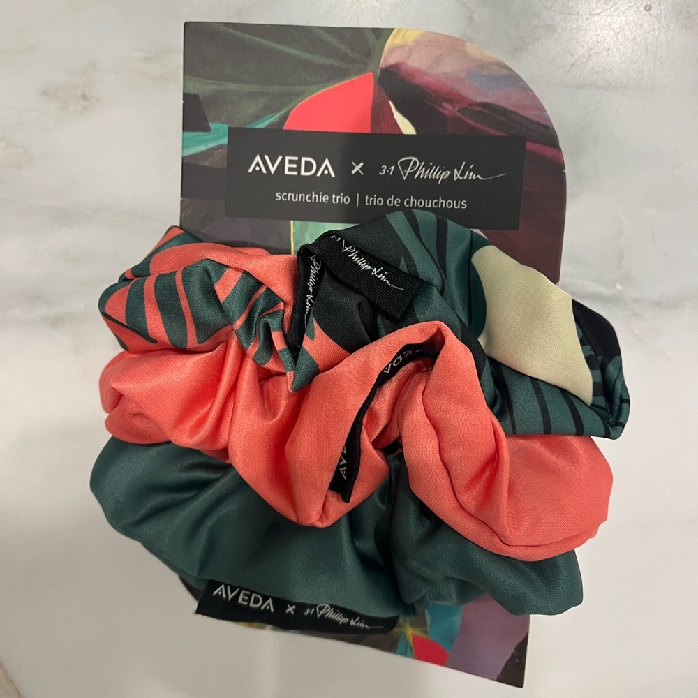 Aveda scrunchie trio